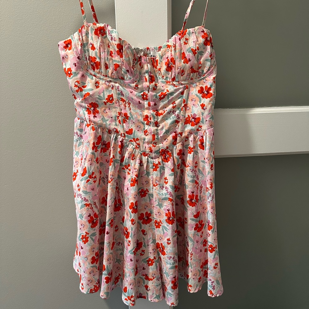 Princess Polly corset floral flowy romper